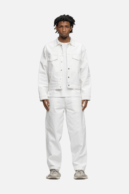LINED CANVAS JACKET WHITE 
