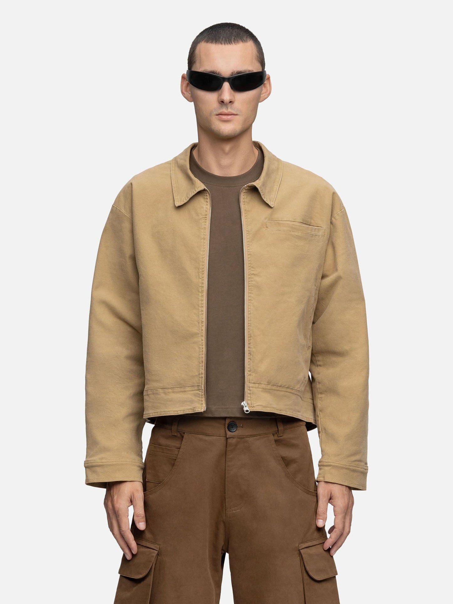 CANVAS JACKET WASHED DESERT 