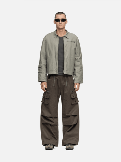 COTTON CANVAS JACKET THYME 